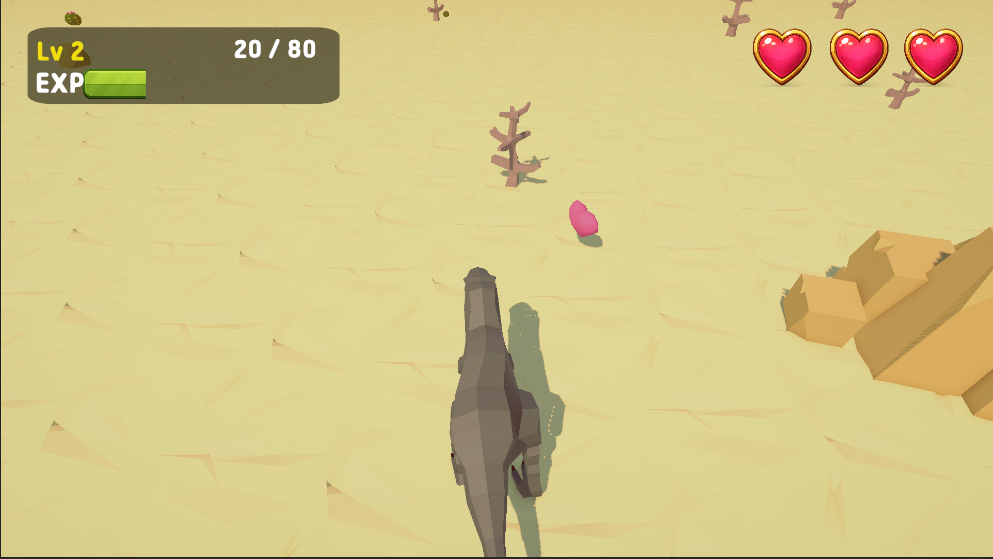 Dino Evolution HUD screen